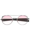 Matsuda M3128 Round-frame Sunglasses In Black