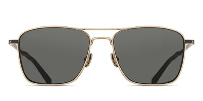 Matsuda M3135 Bg Occhiali Da Sole Oro Per Uomo In Brushed Gold