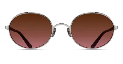 Matsuda M3137 - Palladium White / Red Copper Sunglasses In Metallic