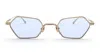 Matsuda M3138 - Brushed Gold Sunglasses In Blue