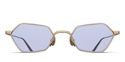 Matsuda M3138 Bg Occhiali Da Sole Oro Per Uomo In Brushed Gold