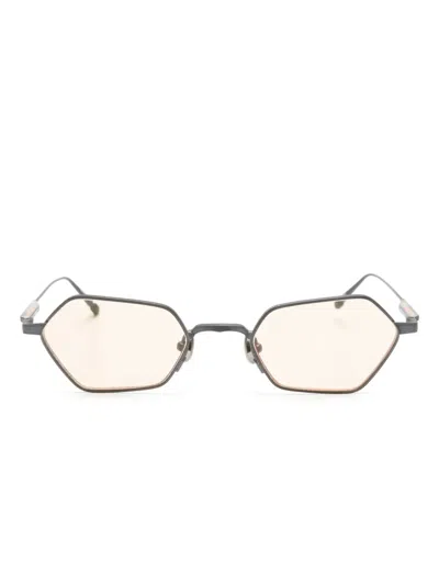 Matsuda M3138 Sonnenbrille Mit Geometrischem Gestell In Gray