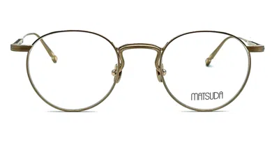 Matsuda M3140 - Brushed Gold Rx Glasses