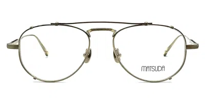 Matsuda M3142 - Brushed Gold Rx Glasses