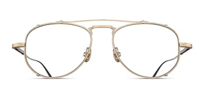 Matsuda M3142 Bg Men's Glasses Gold Size 52 - Free Lenses - Blue Light Block Available
