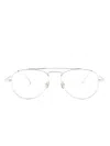 Matsuda M3142 Geometric-frame Glasses In Silber