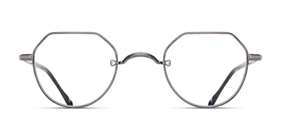 Matsuda M3144 As Men's Glasses Silver Size 46 - Free Lenses - Blue Light Block Available In Metallic