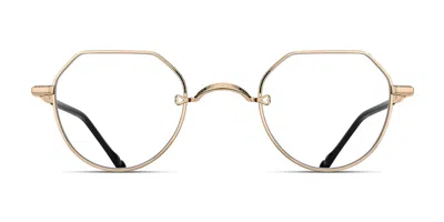 Matsuda M3144 Bg Men's Glasses Gold Size 46 - Free Lenses - Blue Light Block Available