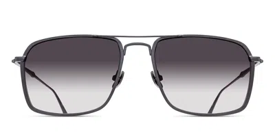 Matsuda M3146 Mbk Occhiali Da Sole Neri Per Uomo In Matte Black