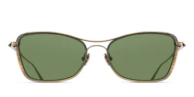 Matsuda M3147 Ag Men's Sunglasses Gold Size 55 In Antique Gold