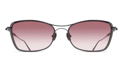 Matsuda M3147 Rtm Men's Sunglasses Silver Size 55 In Ruthenium