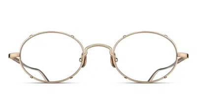 Matsuda M3150 Bg Men's Glasses Gold Size 50 - Free Lenses - Blue Light Block Available