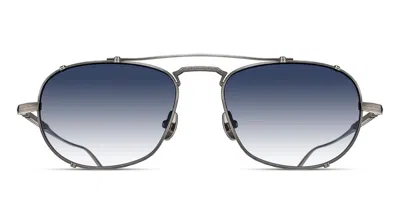Matsuda M3151 As Men's Sunglasses Silver Size 54 In Antique Silver