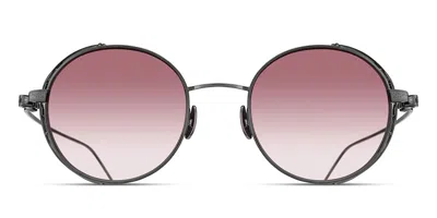 Matsuda M3152 Rtm Men's Sunglasses Silver Size 48 In Ruthenium