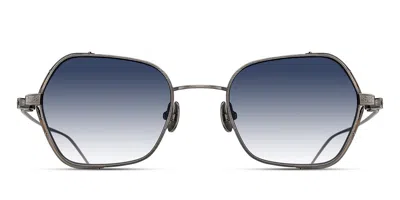 Matsuda M3153 As Men's Sunglasses Silver Size 49 In Antique Silver