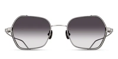 Matsuda M3153 Pw Men's Sunglasses Silver Size 49 In Palladium,white