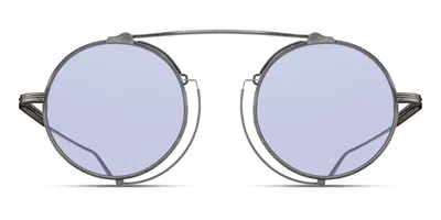 Matsuda M3154 As Men's Sunglasses Silver Size 46 In Antique Silver