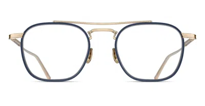 Matsuda M3157 - Brushed Gold / Navy Rx Glasses In Gray