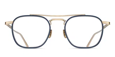 Matsuda M3157 Bg-nvy Men's Glasses Blue Size 51 - Free Lenses - Blue Light Block Available
