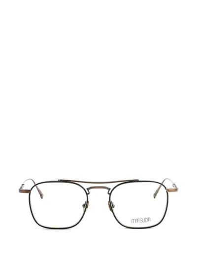 Matsuda M3157 Double-bridge Glasses In Gold