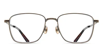 Matsuda M3160 Ag Men's Glasses Gold Size 56 - Free Lenses - Blue Light Block Available In Gray