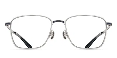 Matsuda M3160 Bs Men's Glasses Silver Size 56 - Free Lenses - Blue Light Block Available In Brushed Silver