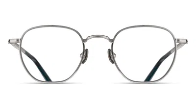 Matsuda M3161 Pw Men's Glasses Silver Size 48 - Free Lenses - Blue Light Block Available In Black