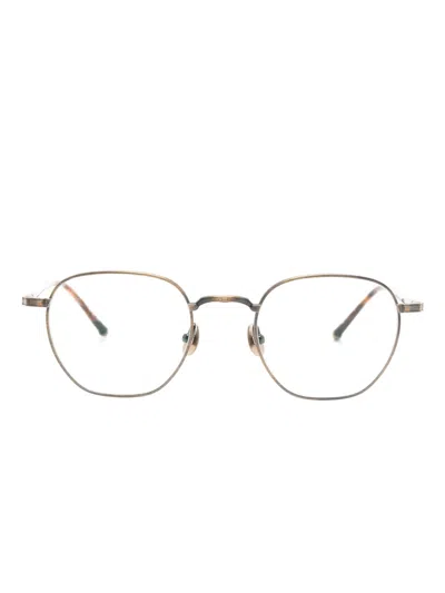 Matsuda M3161 Round-frame Glasses In Gold