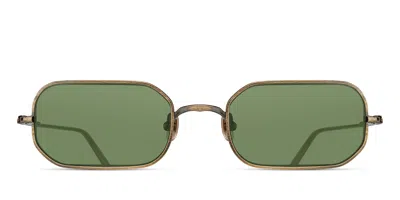 Matsuda M3163 Ag Men's Sunglasses Gold Size 50 In Antique Gold
