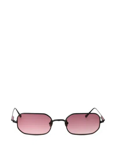 Matsuda M3163 Geometric-frame Sunglasses In Black