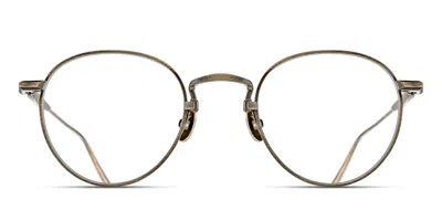 Matsuda M3165 Ag Men's Glasses Gold Size 48 - Free Lenses - Blue Light Block Available