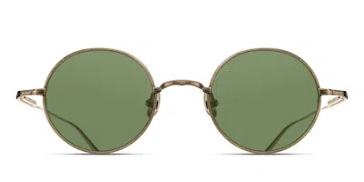 Matsuda M3168 Ag Men's Sunglasses Gold Size 46 In Antique Gold