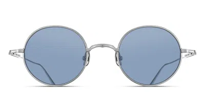 Matsuda M3168 Bs Men's Sunglasses Silver Size 46 In Brushed Silver