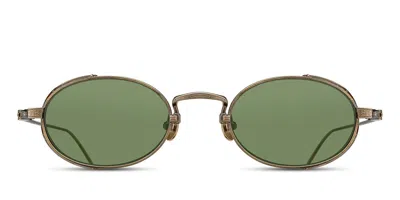 Matsuda M3169 Ag Men's Sunglasses Gold Size 50 In Antique Gold