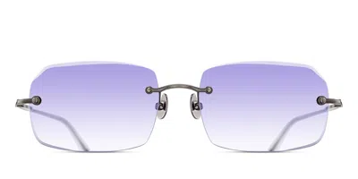 Matsuda M5004 As Men's Sunglasses Silver Size 57 In Antique Silver