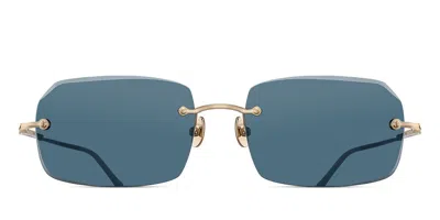 Matsuda M5004 Bg Men's Sunglasses Gold Size 57 In Brushed Gold