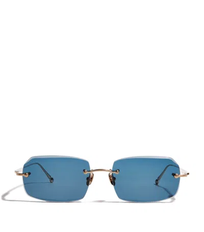 Matsuda M5004 Square-frame Sunglasses In Blue