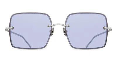 Matsuda M5005 Pw Men's Sunglasses Silver Size 55 In Palladium,white