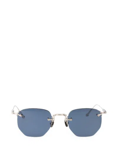 Matsuda M5006 Geometric-frame Sunglasses In Metallic