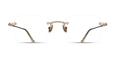 Matsuda M5008 Bg Men's Glasses Gold Size 51 - Free Lenses - Blue Light Block Available
