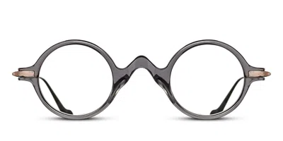 Matsuda Mxmf1 Grc Men's Glasses Clear Size 39 - Free Lenses - Blue Light Block Available In Transparent Grey