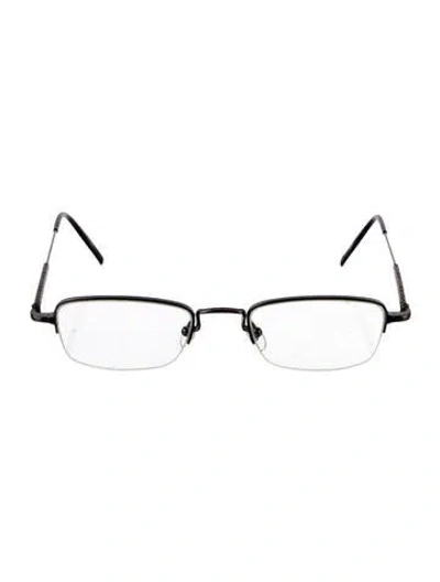 Pre-owned Matsuda Narrow Eyeglasses In Brown