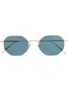 Matsuda Octagonal-frame Sunglasses In Gold