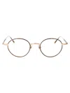 Matsuda Pilot-frame Optical Glasses In Brushed Gold Clear Lens