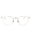 Matsuda Pilot-frame Optical Glasses In Palladium White Clear Lens