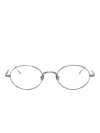 Matsuda Oval-frame Glasses In Pattern