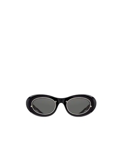 Matsuda Oval-frame Sunglasses In Black