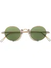 Matsuda Oval Frame Sunglasses In Metallic