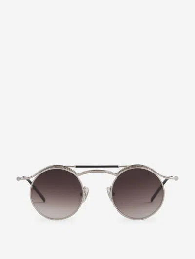 Matsuda Silver 2903h Sunglasses In Detalles Anclados En La Montura