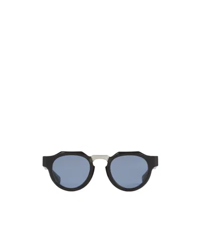 Matsuda Oval Sunglasses In Blue